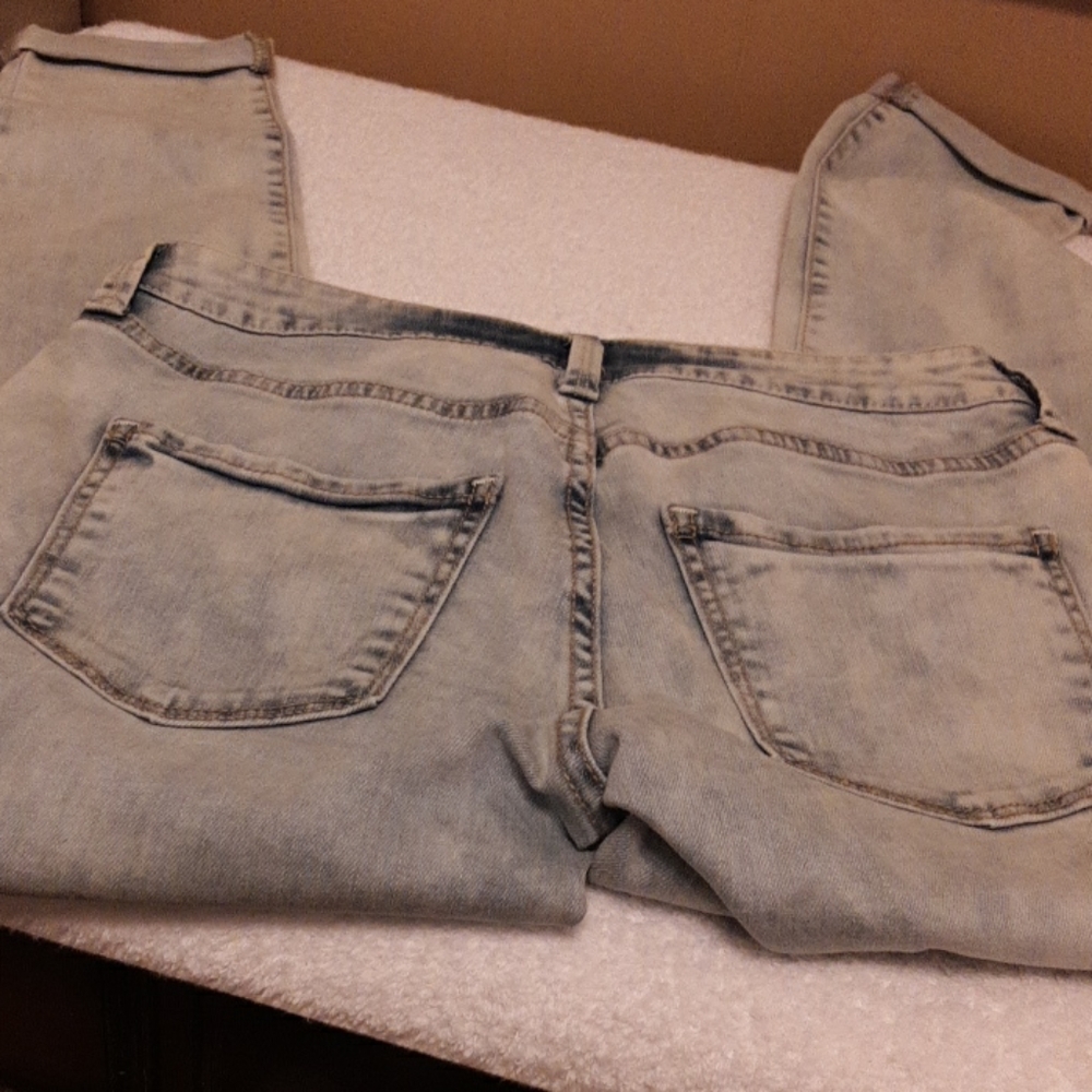 Arizona faded blue jegging crop Jeans size 1 - Picture 7 of 11